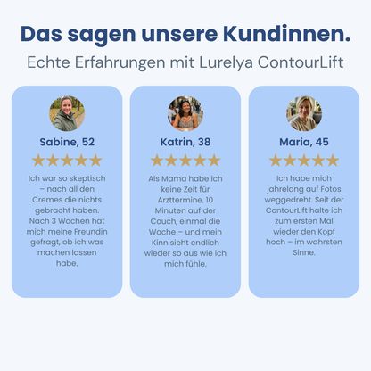 Lurelya ContourLift – Doppelkinn straffen in 10 Minuten